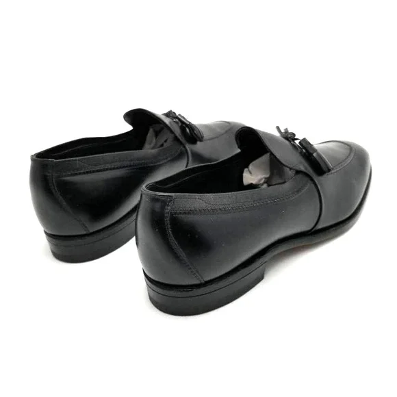 Johnston & Murphy Men Loafer Tasseled Leather Shoe - Picture 10 of 10